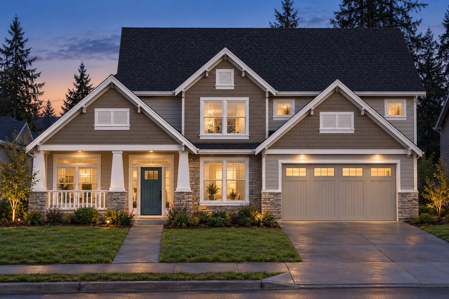 Exterior rendering of Home Plans NW Plan 2837