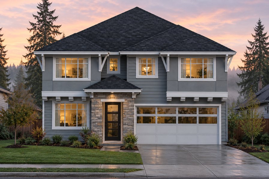 Exterior rendering of Home Plans NW Plan 2840