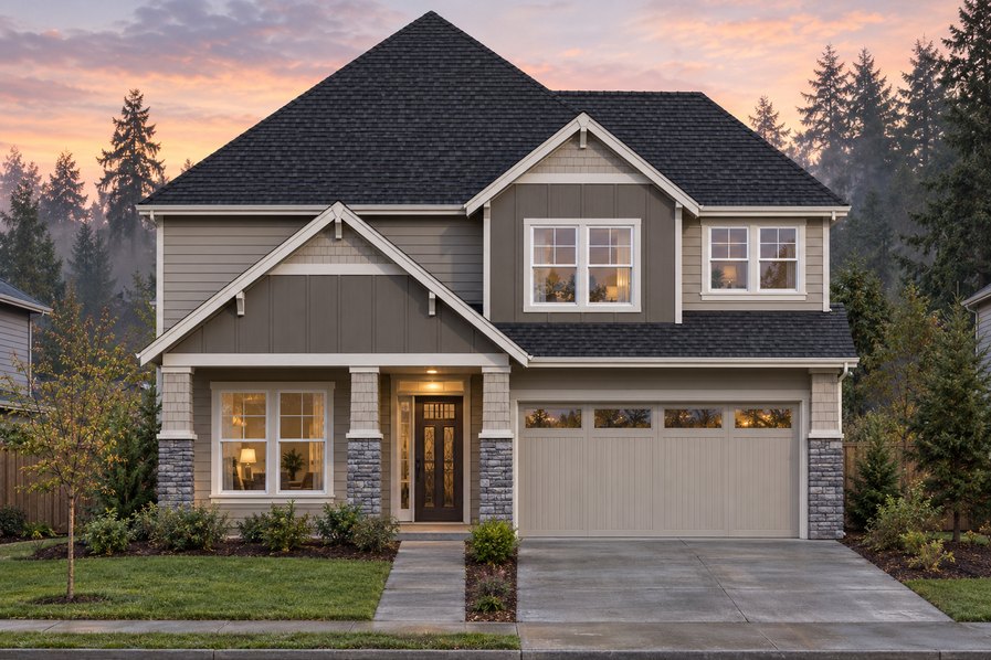 Exterior rendering of Home Plans NW Plan 2851