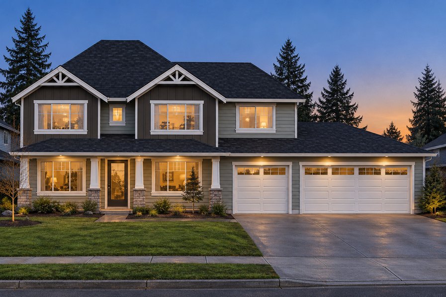 Exterior rendering of Home Plans NW Plan 2852