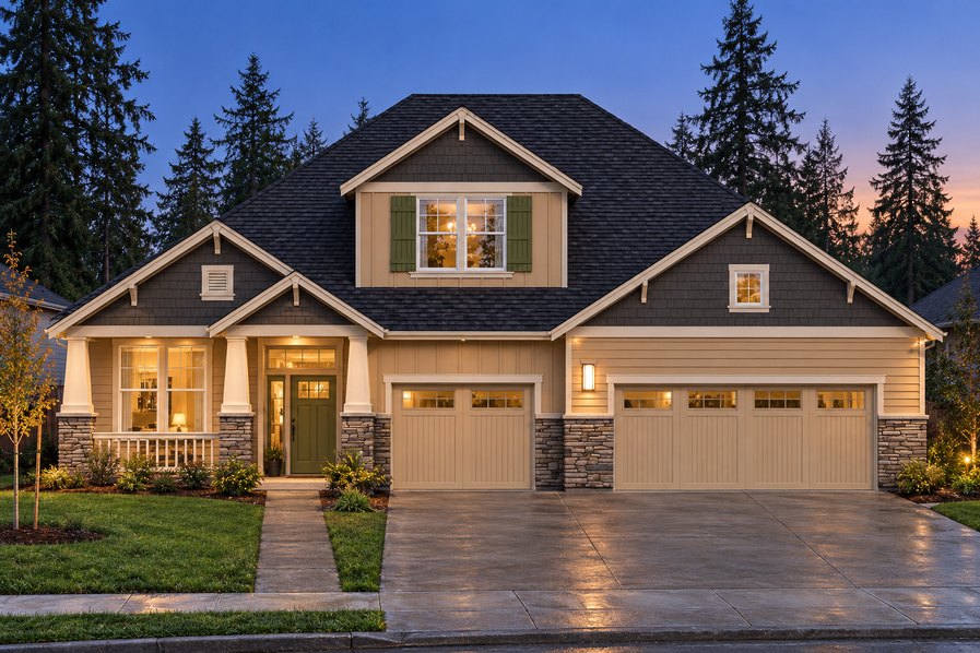 Exterior rendering of Home Plans NW Plan 2855-AB