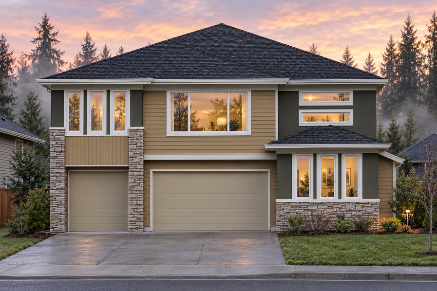 Exterior rendering of Home Plans NW Plan 2876