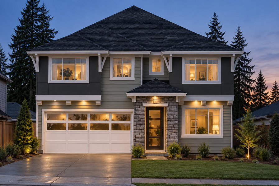 Exterior rendering of Home Plans NW Plan 2878