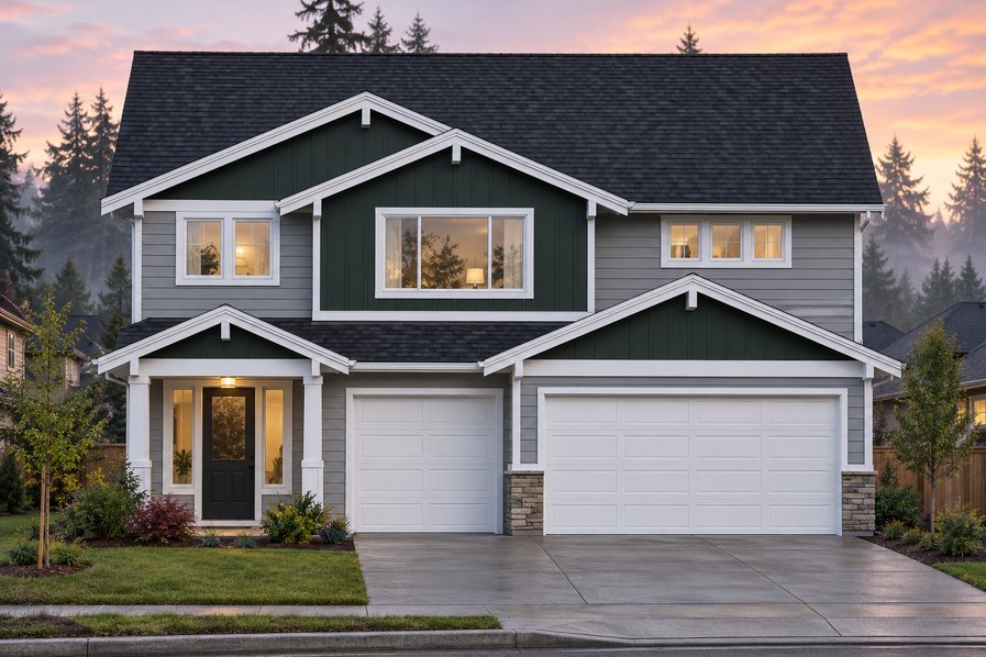 Exterior rendering of Home Plans NW Plan 2958