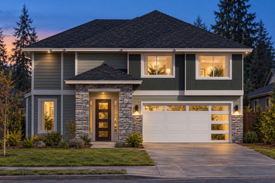 Exterior rendering of Home Plans NW Plan 2960