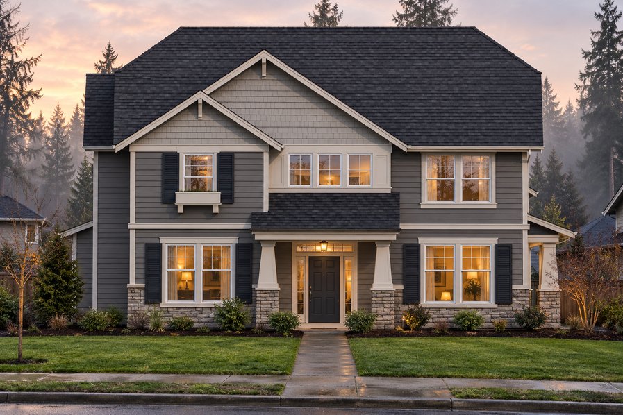 Exterior rendering of Home Plans NW Plan 2989