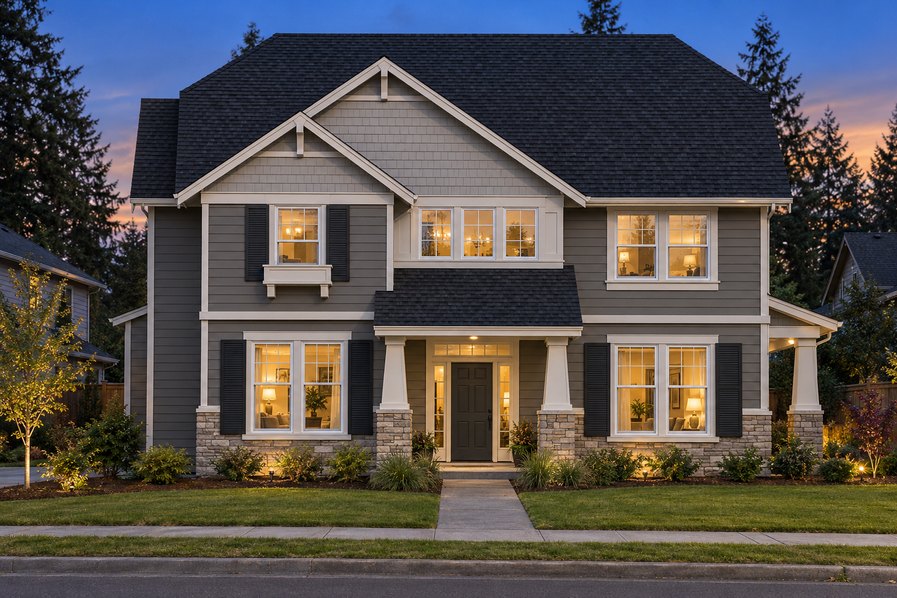 Exterior rendering of Home Plans NW Plan 2992-1