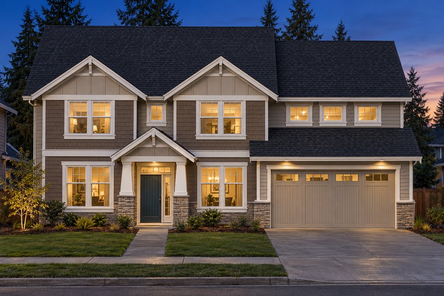 Exterior rendering of Home Plans NW Plan 2999