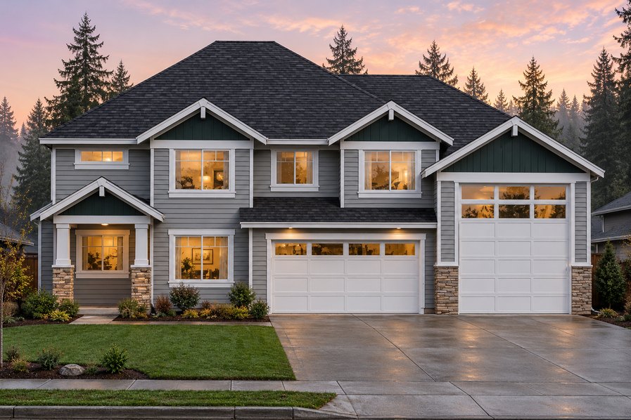Exterior rendering of Home Plans NW Plan 3006