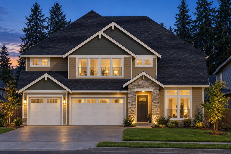 Exterior rendering of Home Plans NW Plan 3009
