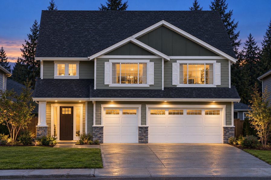 Exterior rendering of Home Plans NW Plan 3064