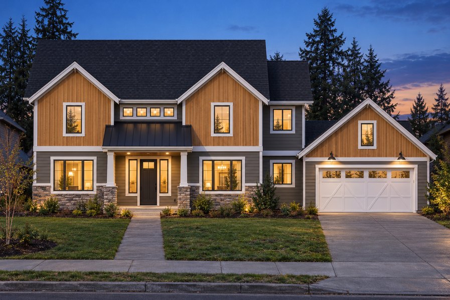 Exterior rendering of Home Plans NW Plan 3128