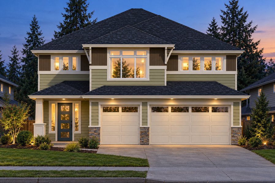 Exterior rendering of Home Plans NW Plan 3164
