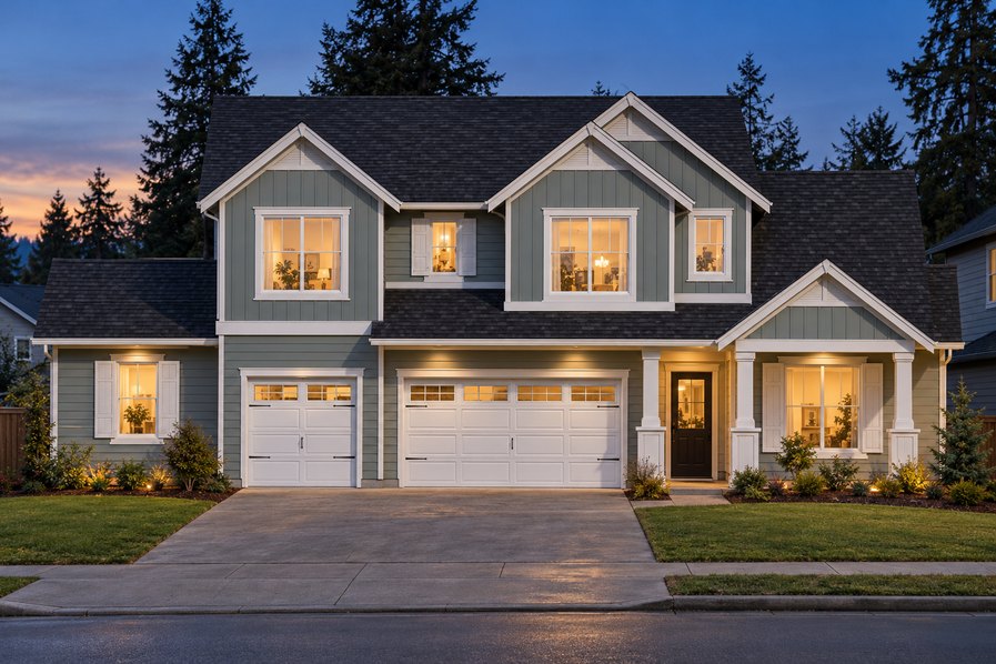 Exterior rendering of Home Plans NW Plan 3172