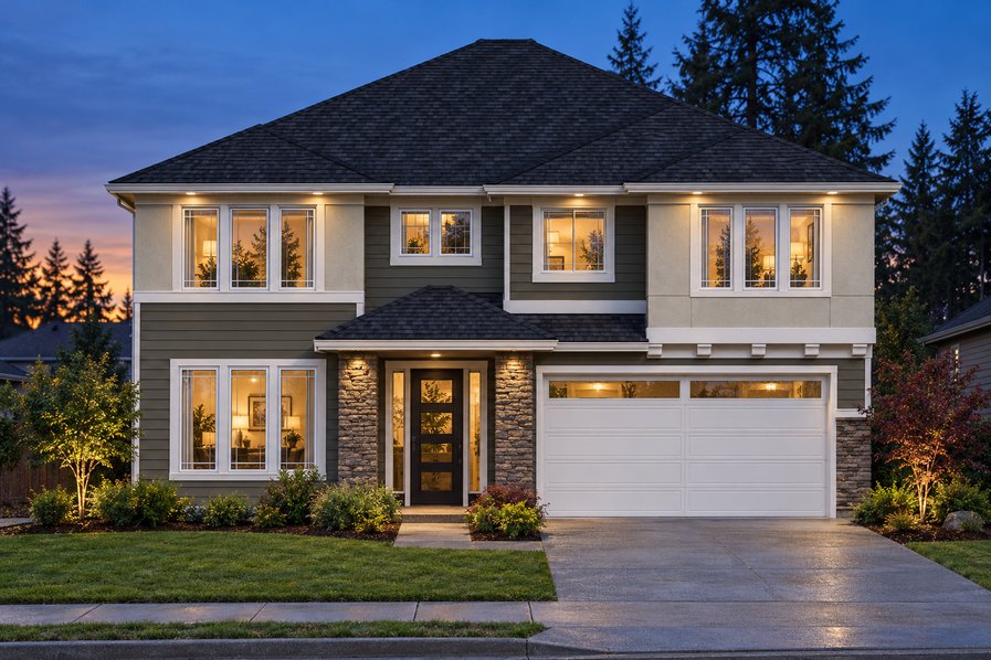 Exterior rendering of Home Plans NW Plan 3224