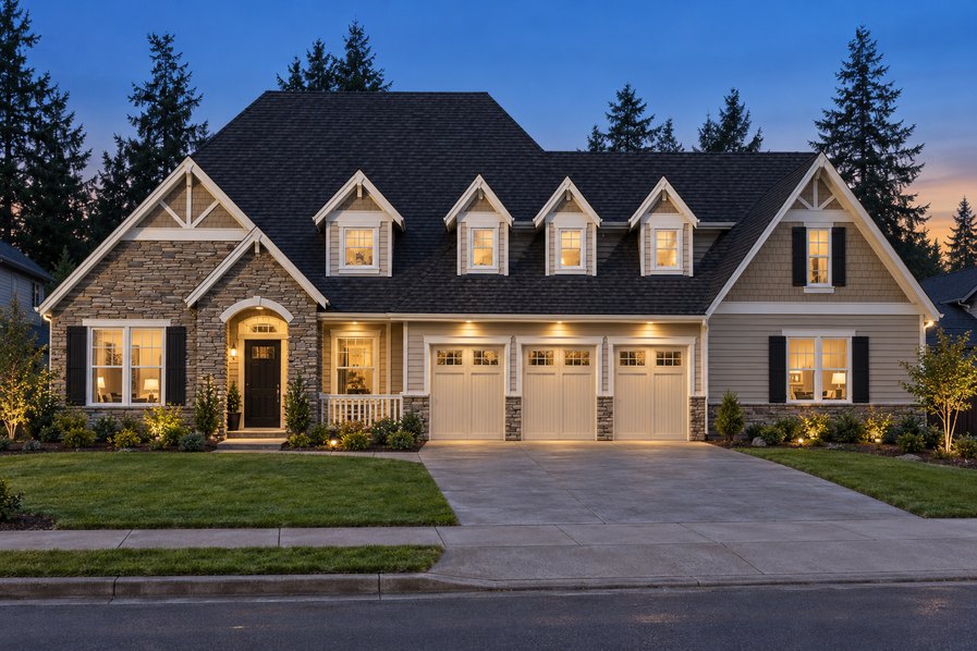 Exterior rendering of Home Plans NW Plan 3248-A