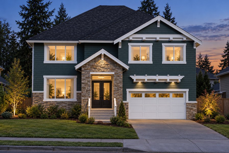 Exterior rendering of Home Plans NW Plan 3270