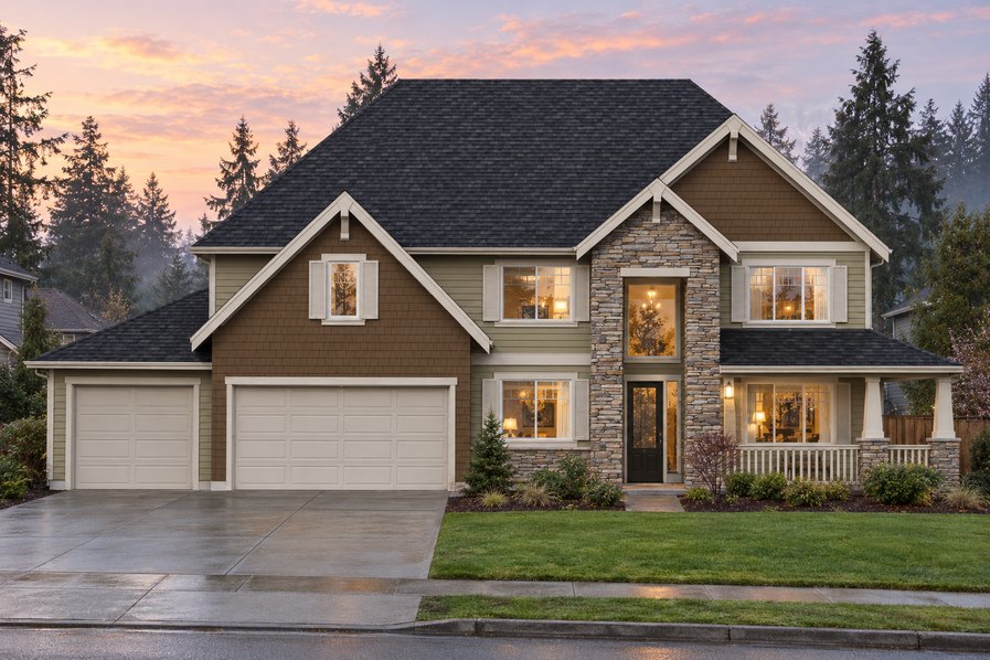 Exterior rendering of Home Plans NW Plan 3285