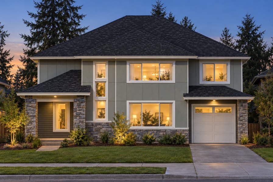 Exterior rendering of Home Plans NW Plan 3330