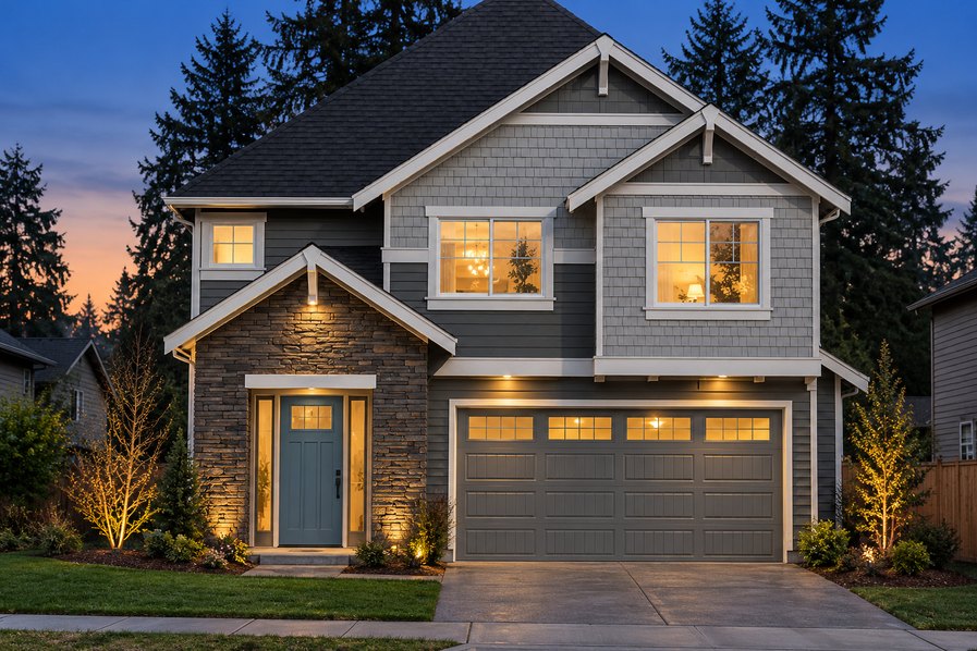 Exterior rendering of Home Plans NW Plan 3331-AB