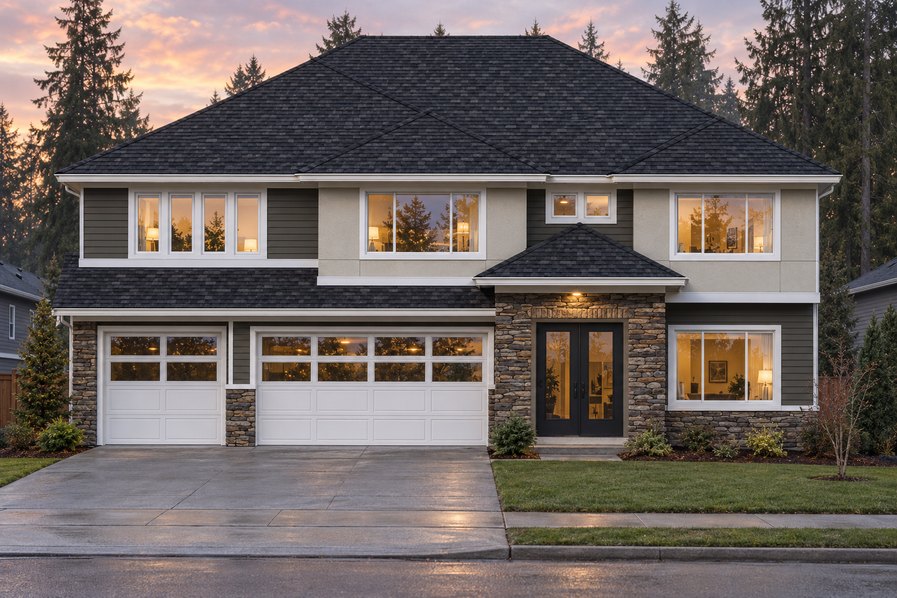 Exterior rendering of Home Plans NW Plan 3354