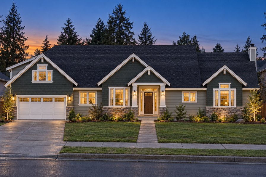 Exterior rendering of Home Plans NW Plan 3364-A