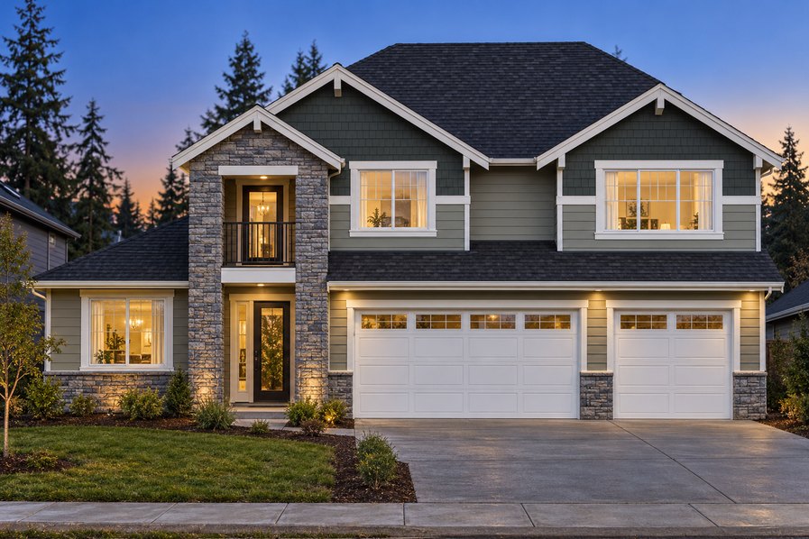 Exterior rendering of Home Plans NW Plan 3372