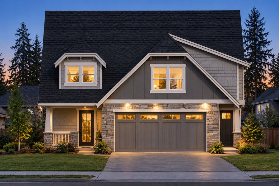 Exterior rendering of Home Plans NW Plan 3451