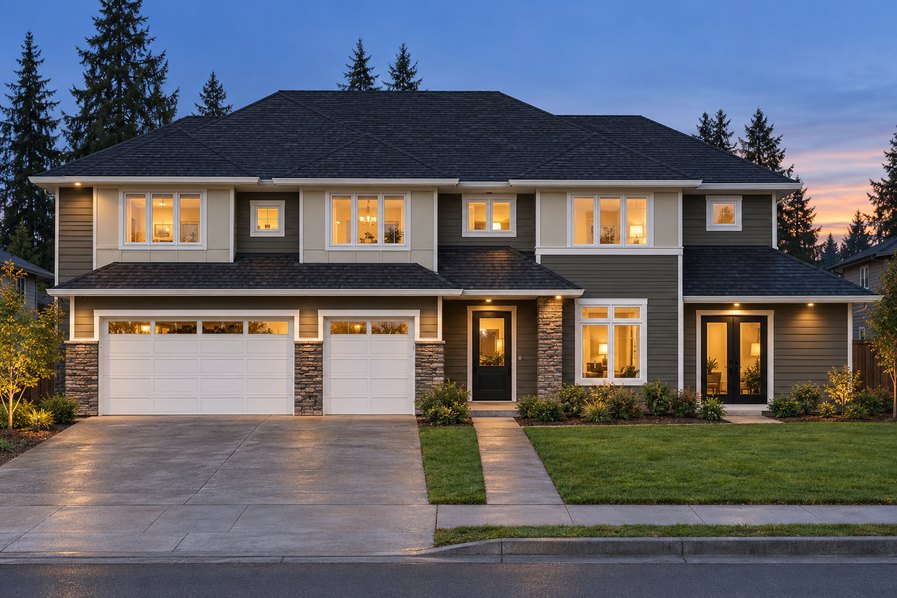 Exterior rendering of Home Plans NW Plan 3468