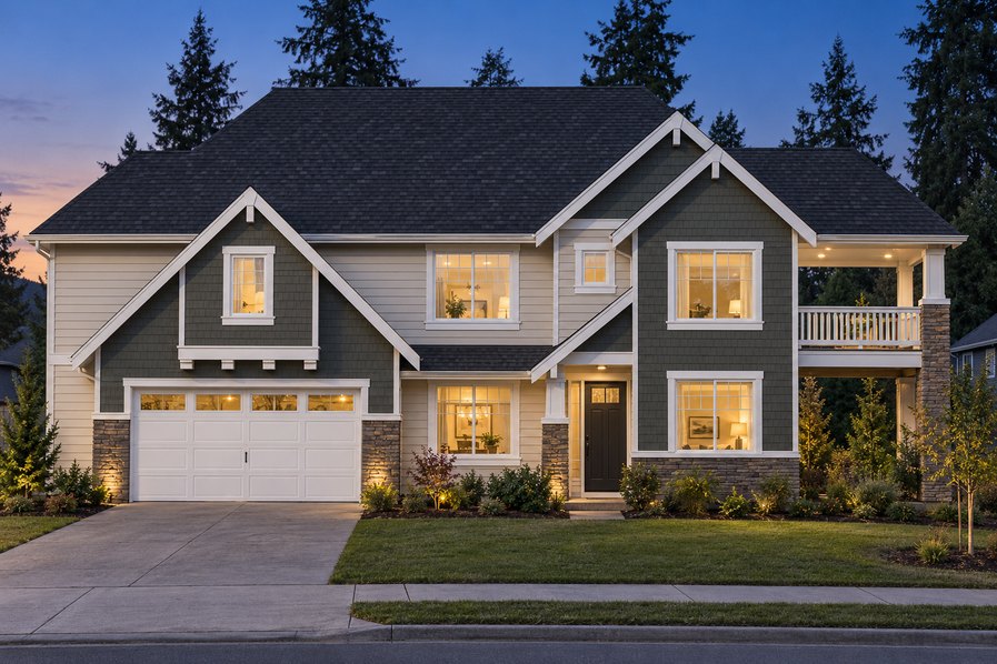 Exterior rendering of Home Plans NW Plan 3482