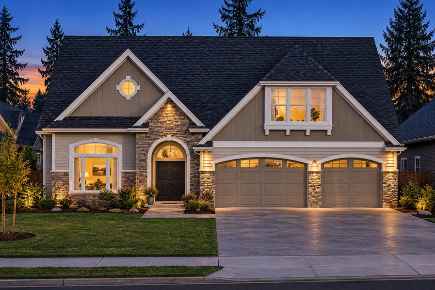Exterior rendering of Home Plans NW Plan 3505-A