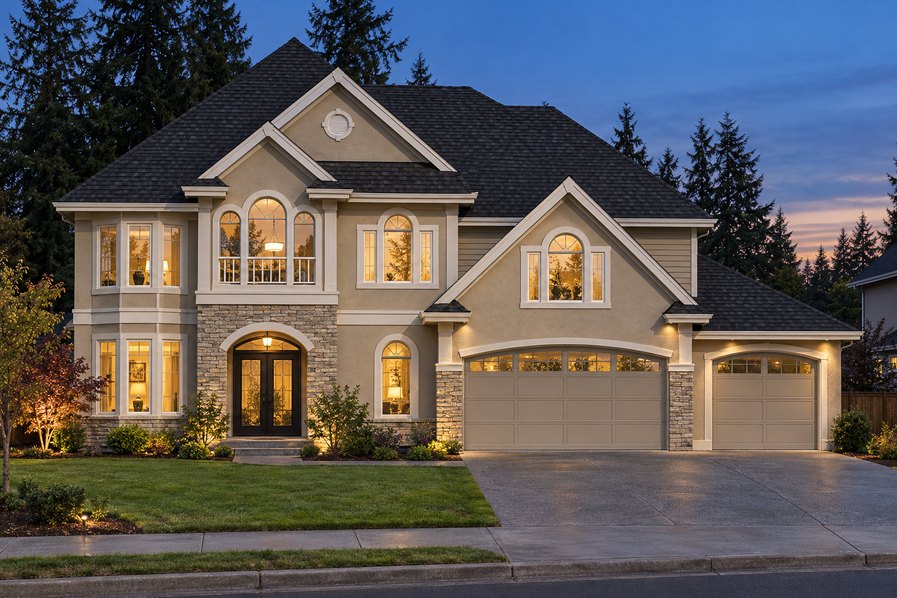 Exterior rendering of Home Plans NW Plan 4189-A