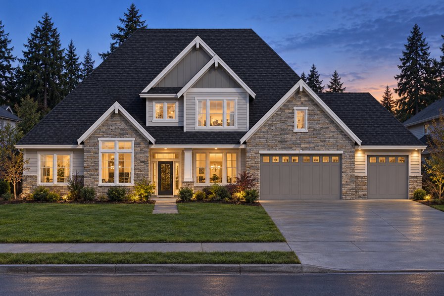 Exterior rendering of Home Plans NW Plan 4229-A