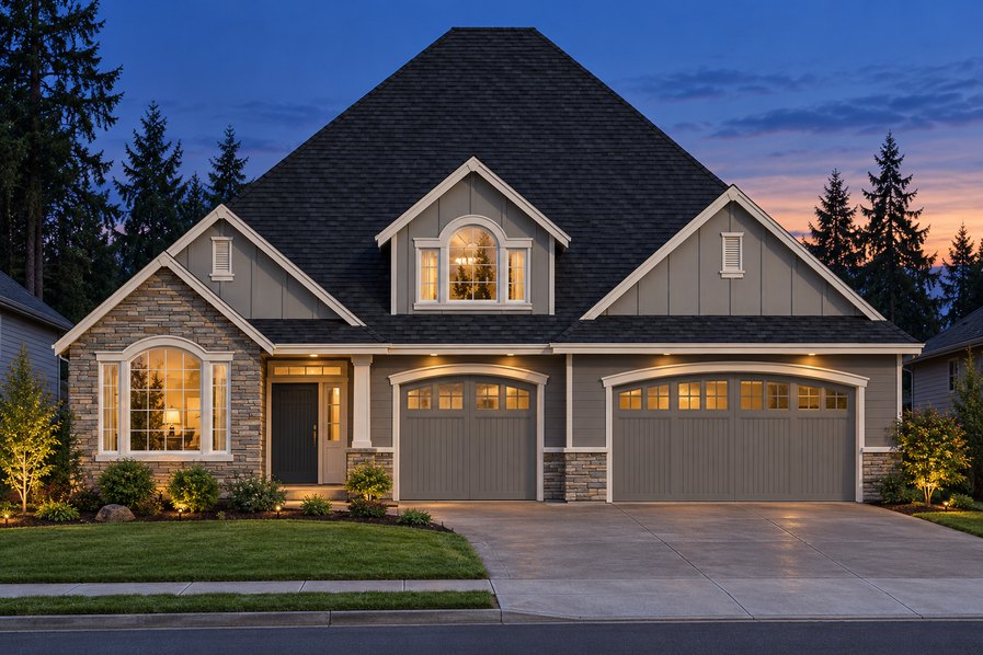 Exterior rendering of Home Plans NW Plan 4260-A