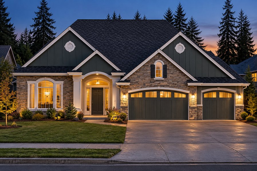 Exterior rendering of Home Plans NW Plan 4669-A