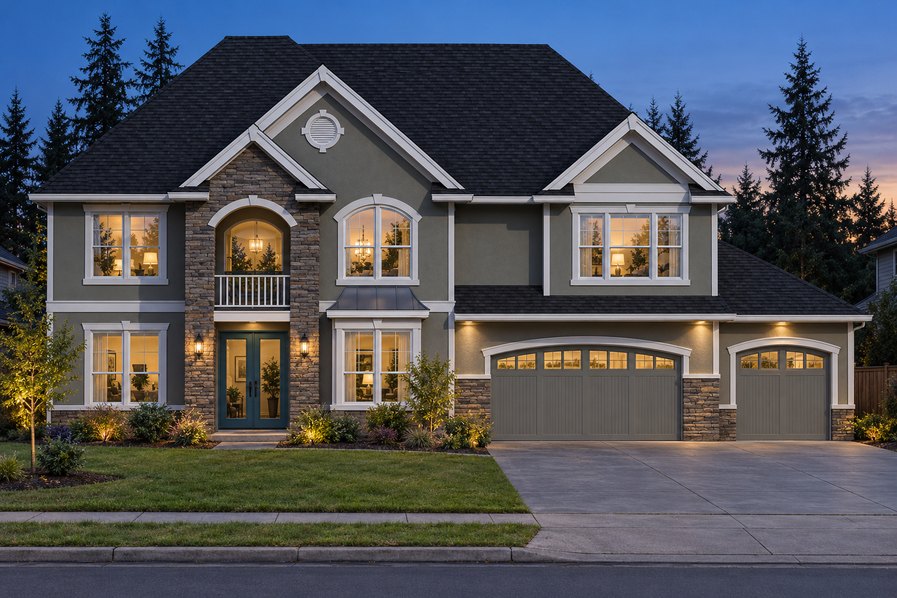 Exterior rendering of Home Plans NW Plan 4686-A